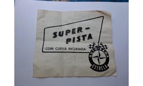 Autorama Estrela - Manual 1960 Super Pista com Curva Inclinada